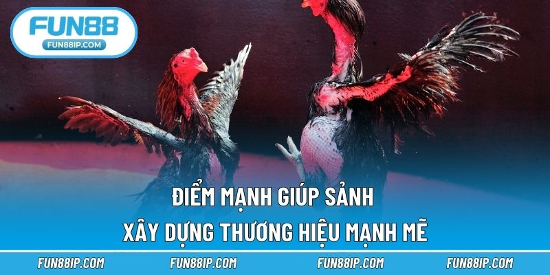Điểm mạnh giúp sảnh xây dựng thương hiệu mạnh mẽ